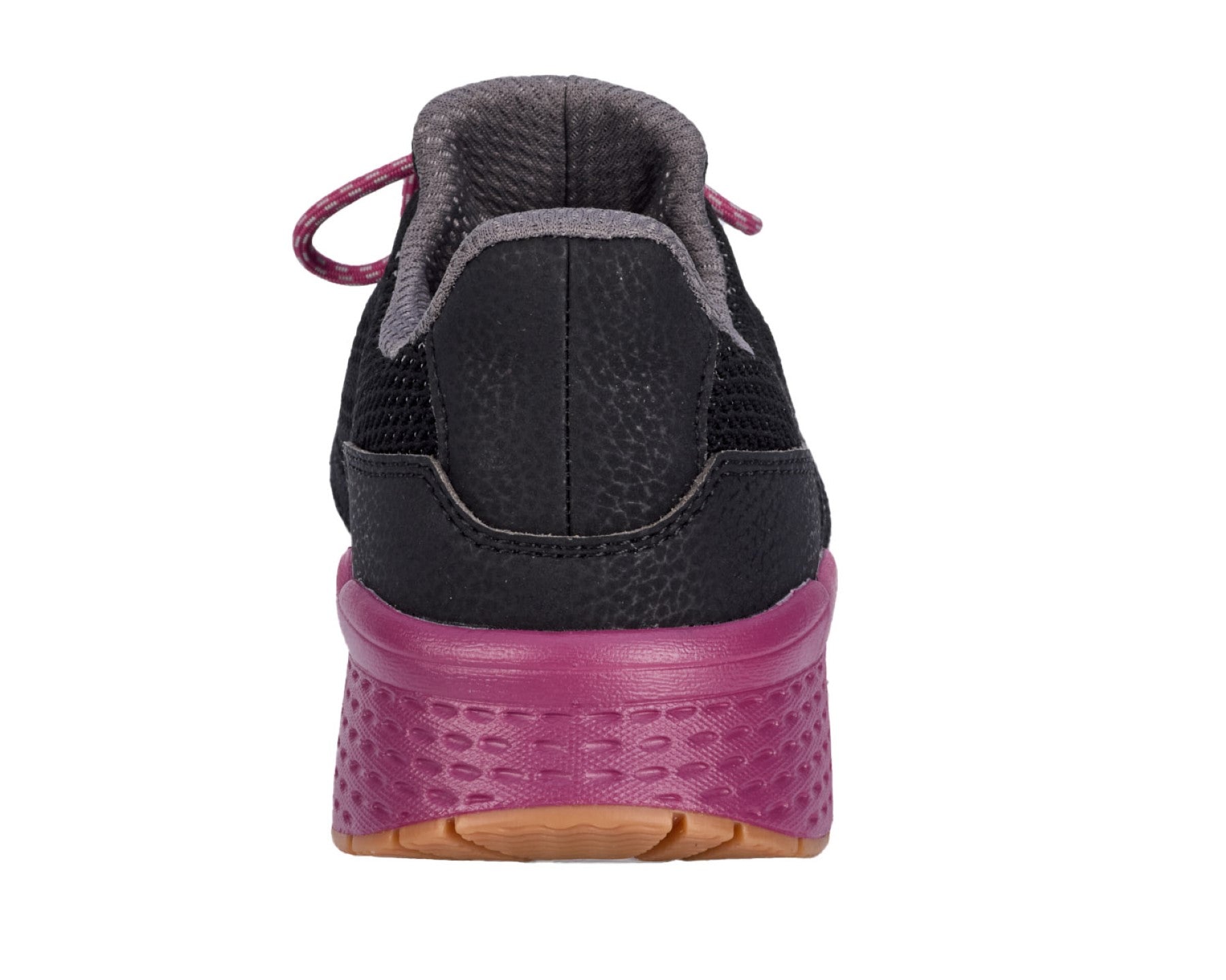 Drew Bandit Women's Athletic/Walking Shoe - Black Mesh Combo - Back View