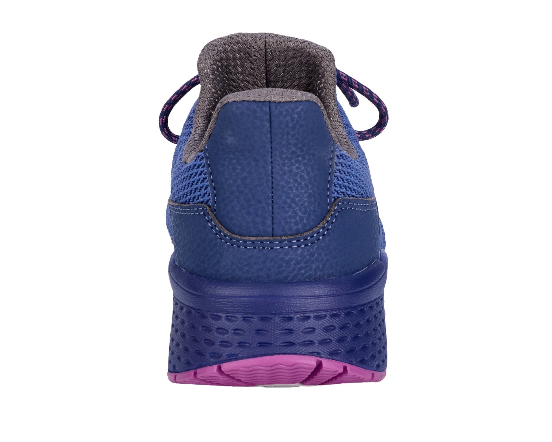 Drew Bandit Women's Athletic/Walking Shoe - Blue Mesh Combo - Back View