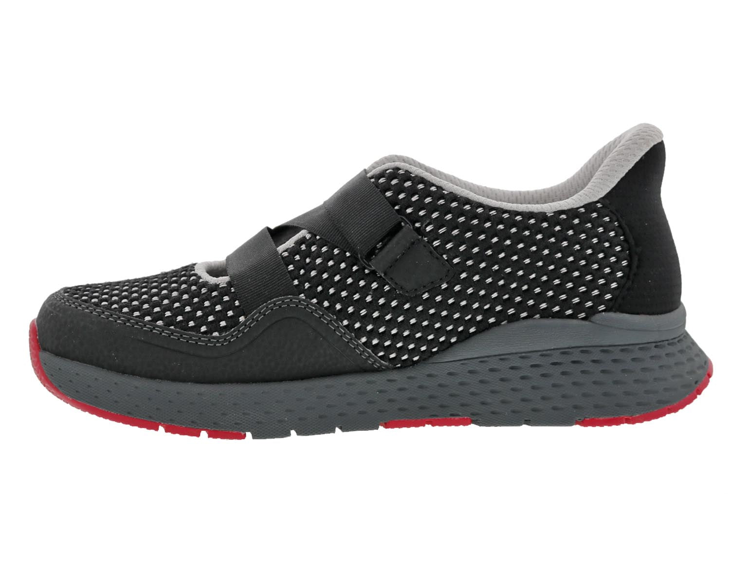 Drew Bayside Women's Sneaker - Black Mesh Combo - Inside View