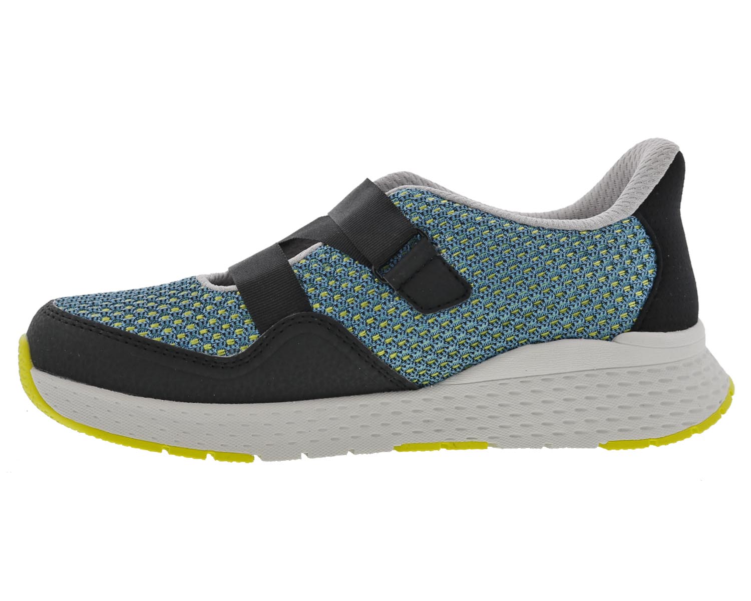 Drew Bayside Women's Sneaker - Teal Mesh Combo - Inside View