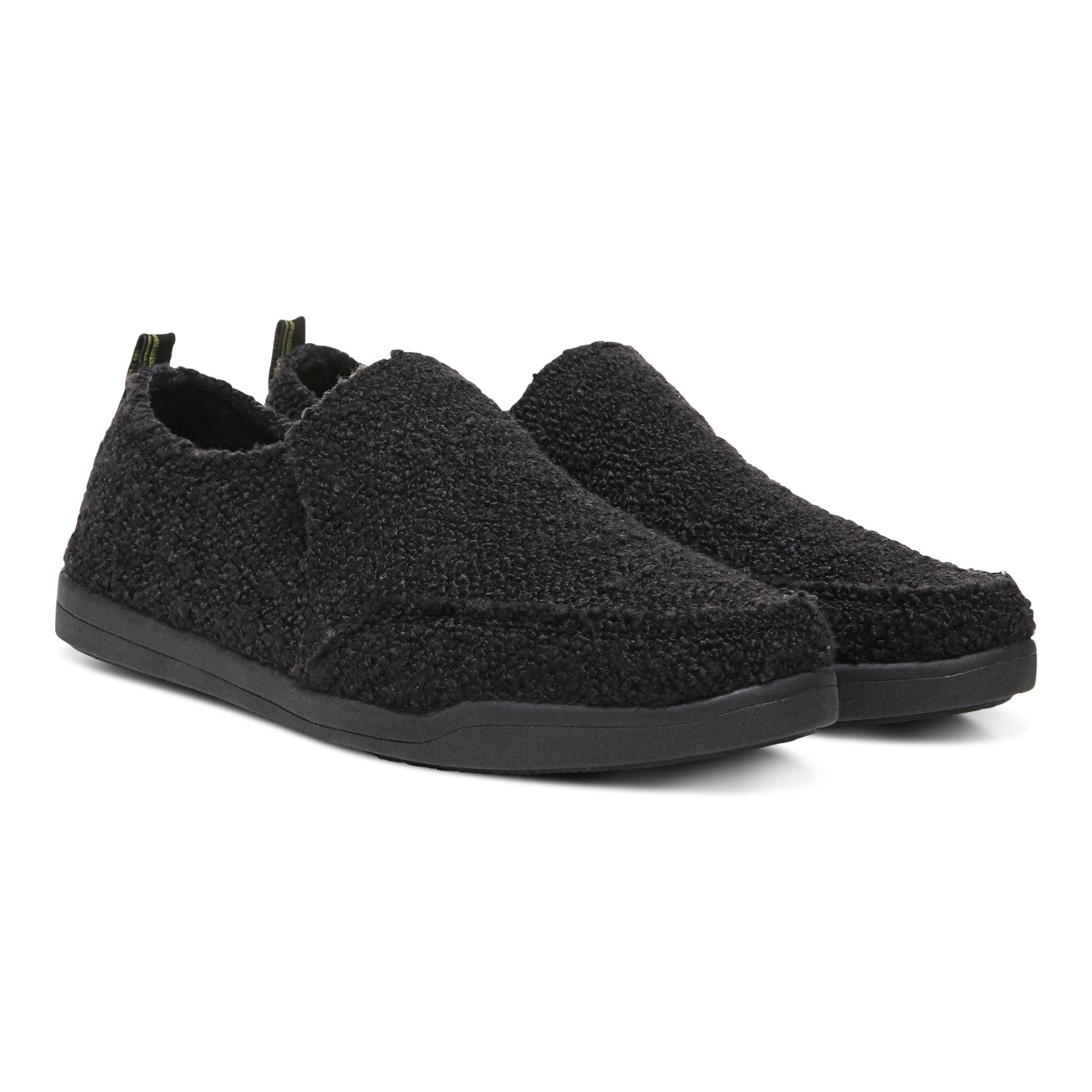 Vionic Malibu Women's Slip-on Comfort Shoe - Black Boucle - Pair