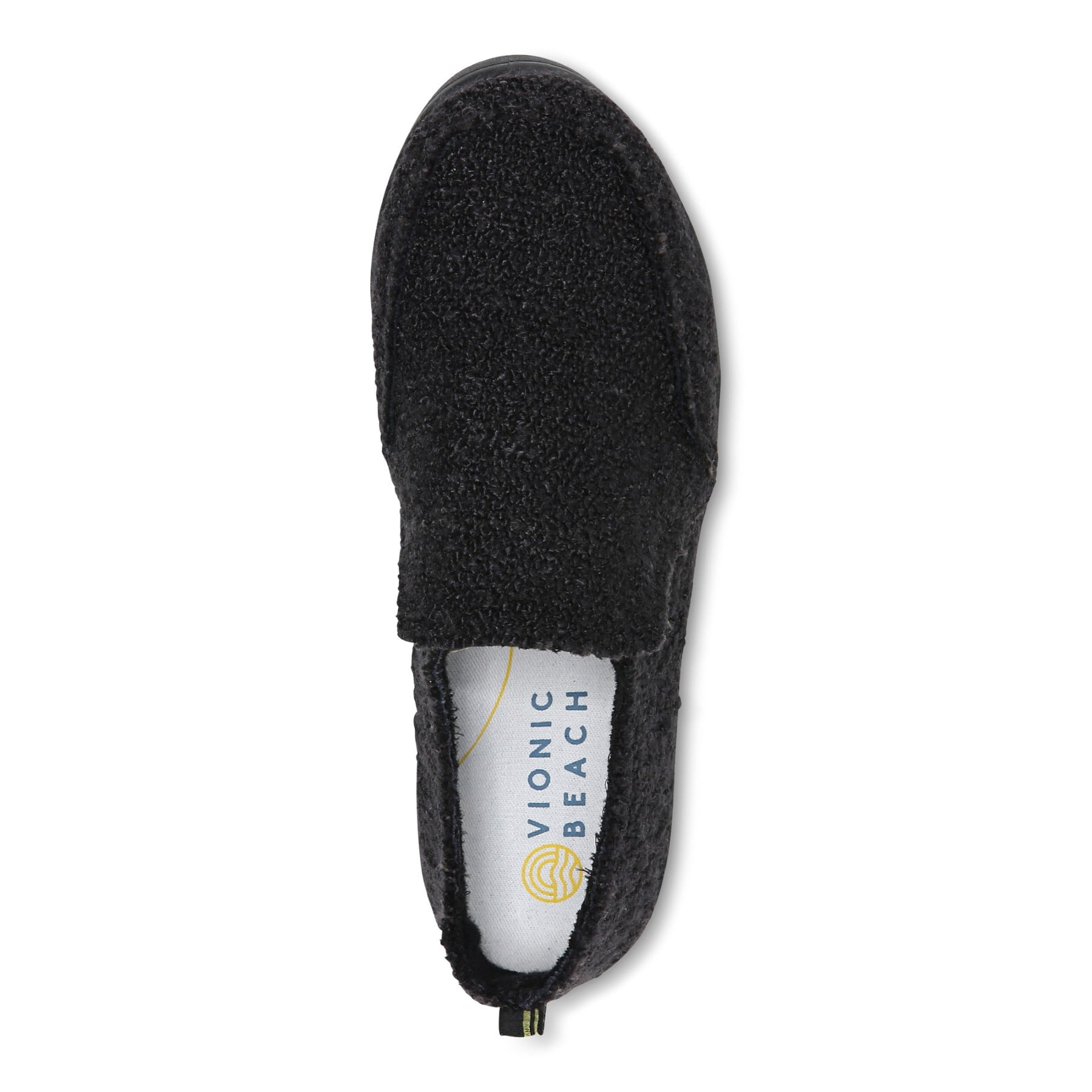 Vionic Malibu Women's Slip-on Comfort Shoe - Black Boucle - Top