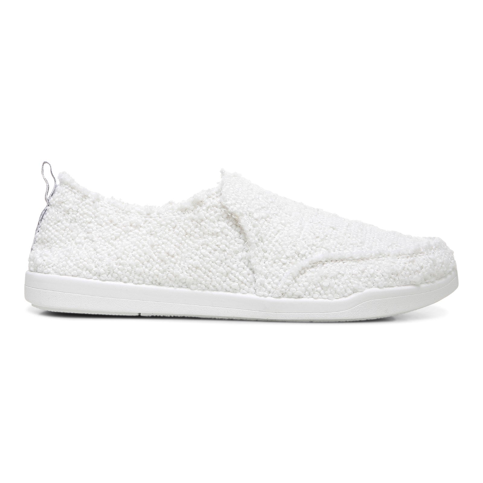 Vionic Malibu Women's Slip-on Comfort Shoe - White Boucle - Right side