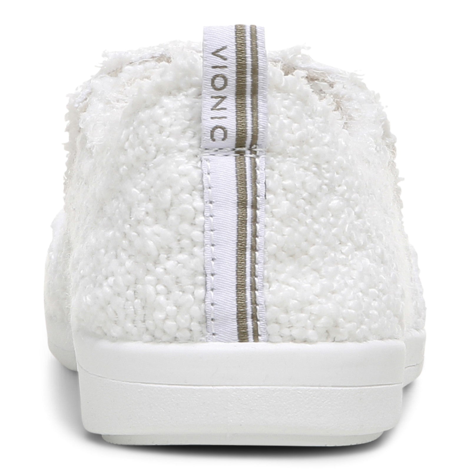 Vionic Malibu Women's Slip-on Comfort Shoe - White Boucle - Back