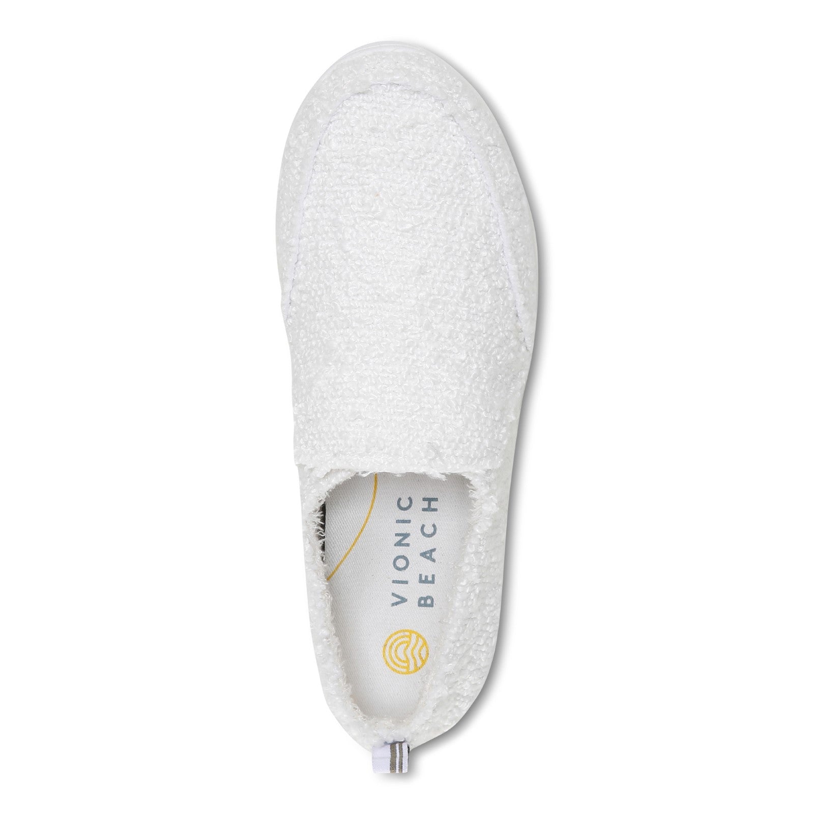 Vionic Malibu Women's Slip-on Comfort Shoe - White Boucle - Top