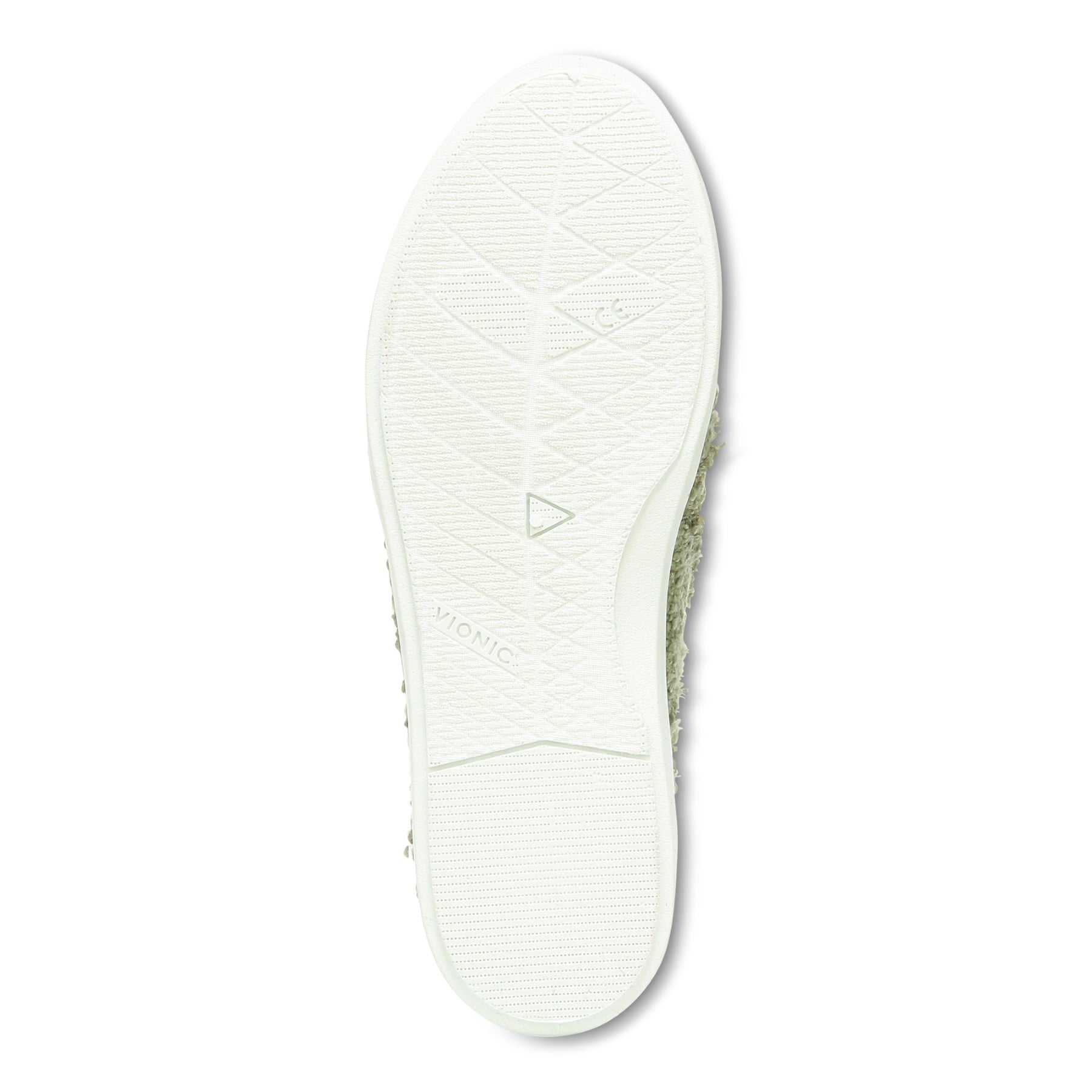 Vionic Malibu Women's Slip-on Comfort Shoe - Army Green Boucle - Bottom