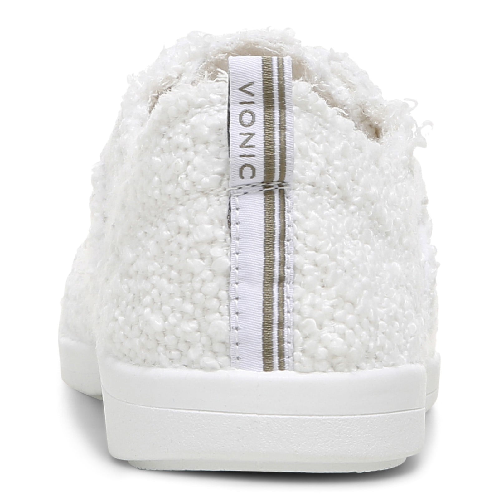 Vionic Pismo Women's Casual Supportive Sneaker - White Boucle - Back