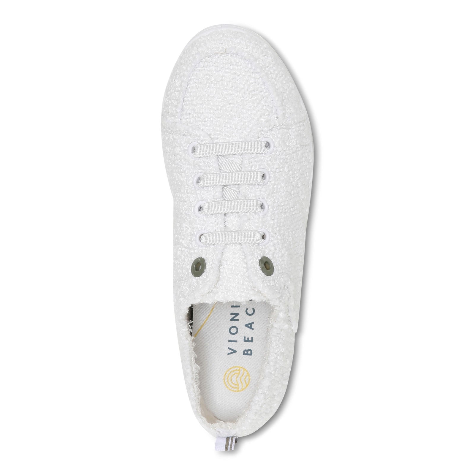 Vionic Pismo Women's Casual Supportive Sneaker - White Boucle - Top