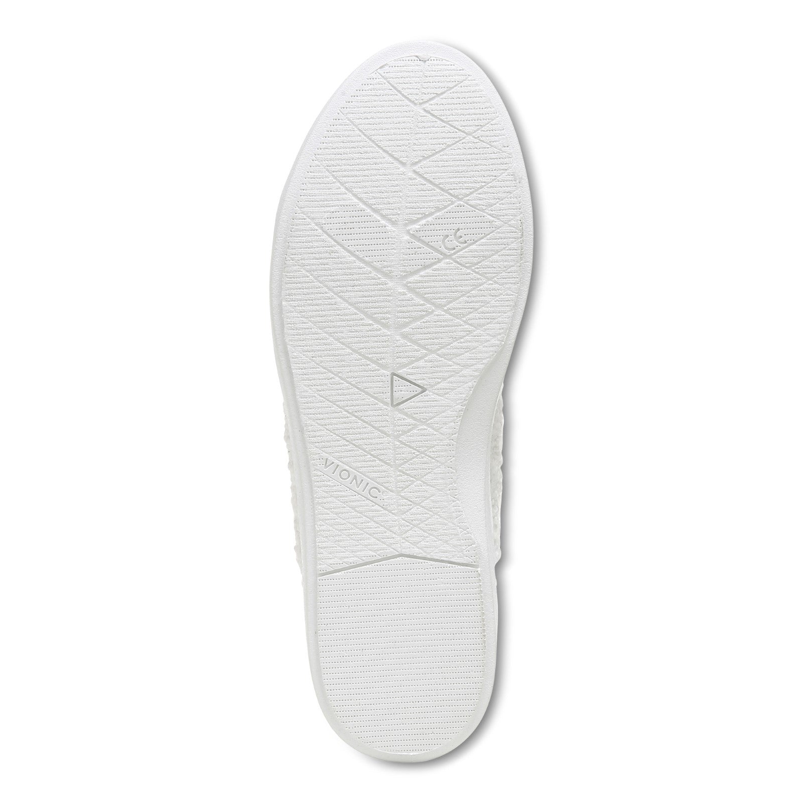 Vionic Pismo Women's Casual Supportive Sneaker - White Boucle - Bottom