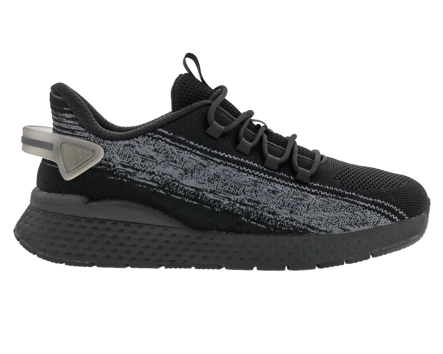Drew Bestie Women's Walking Shoe - Black Mesh Combo - Outside View