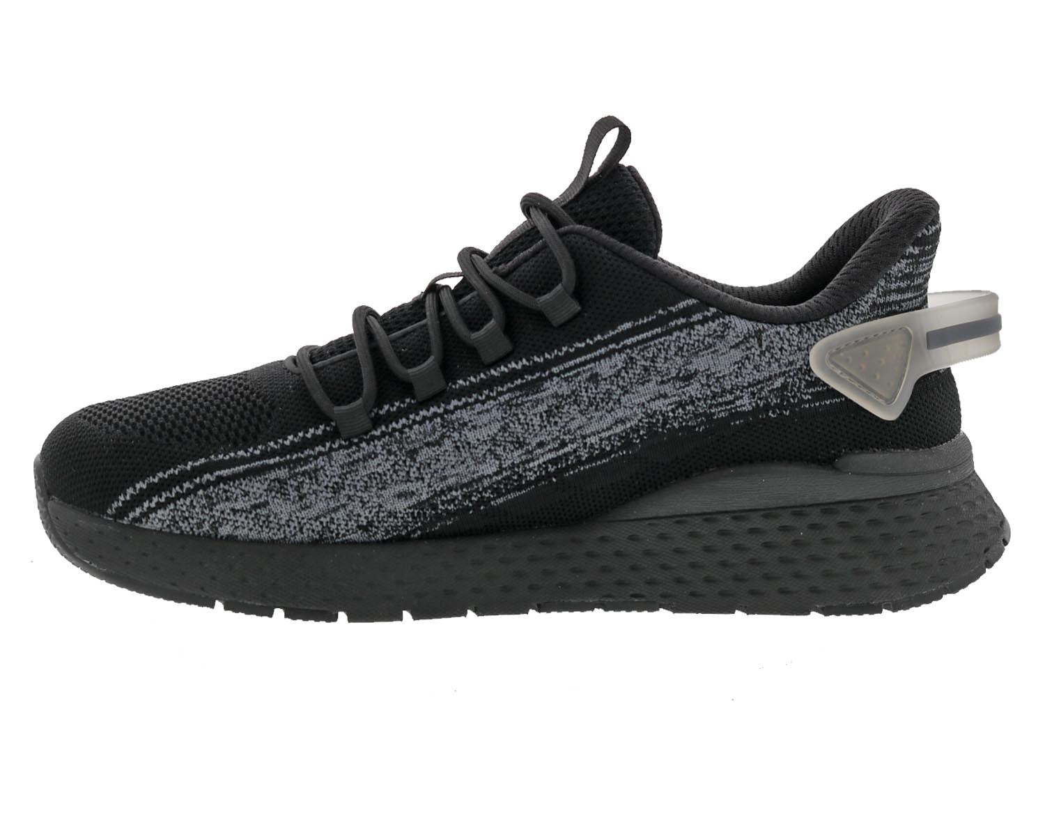 Drew Bestie Women's Walking Shoe - Black Mesh Combo - Inside View