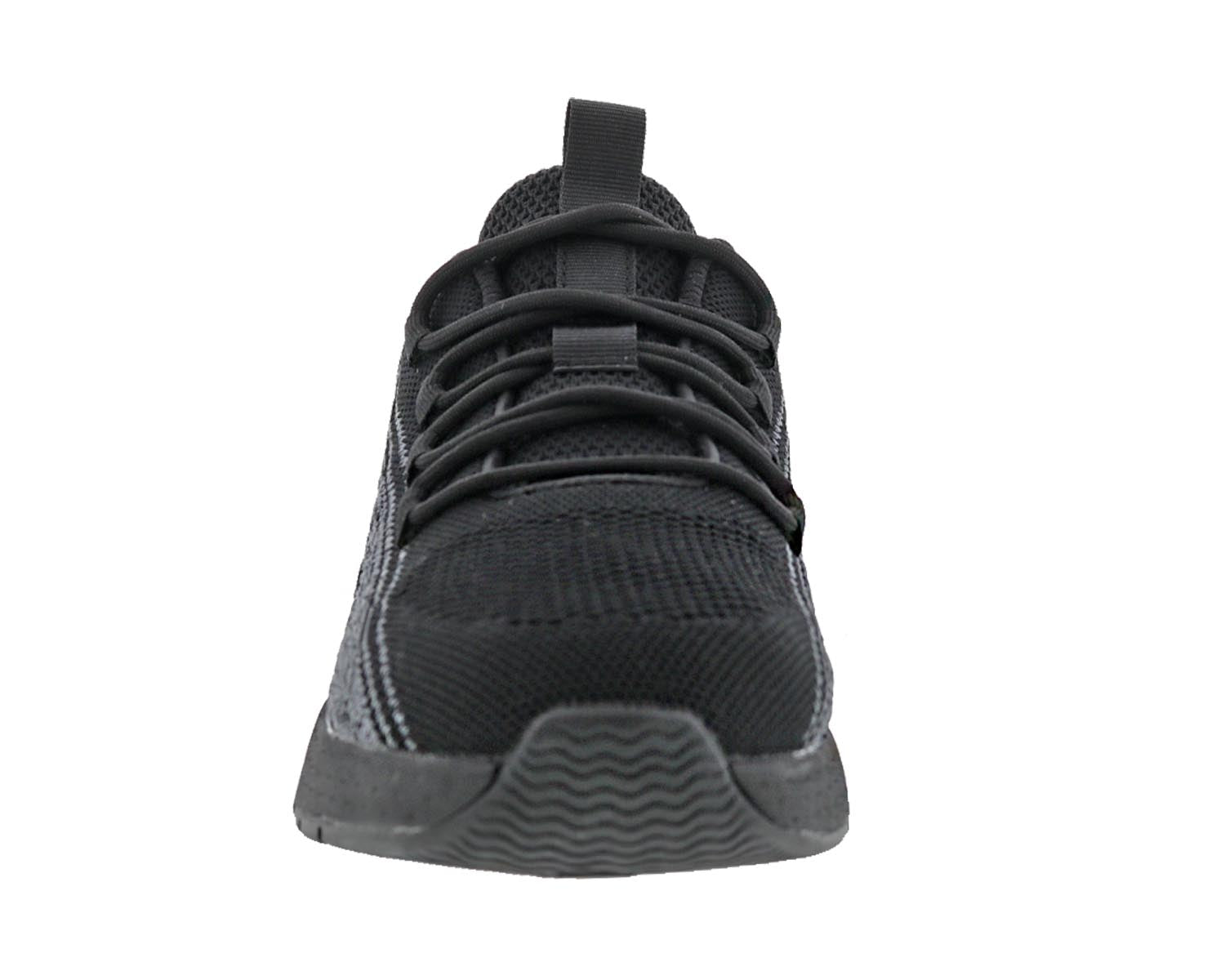 Drew Bestie Women's Walking Shoe - Black Mesh Combo - Front View