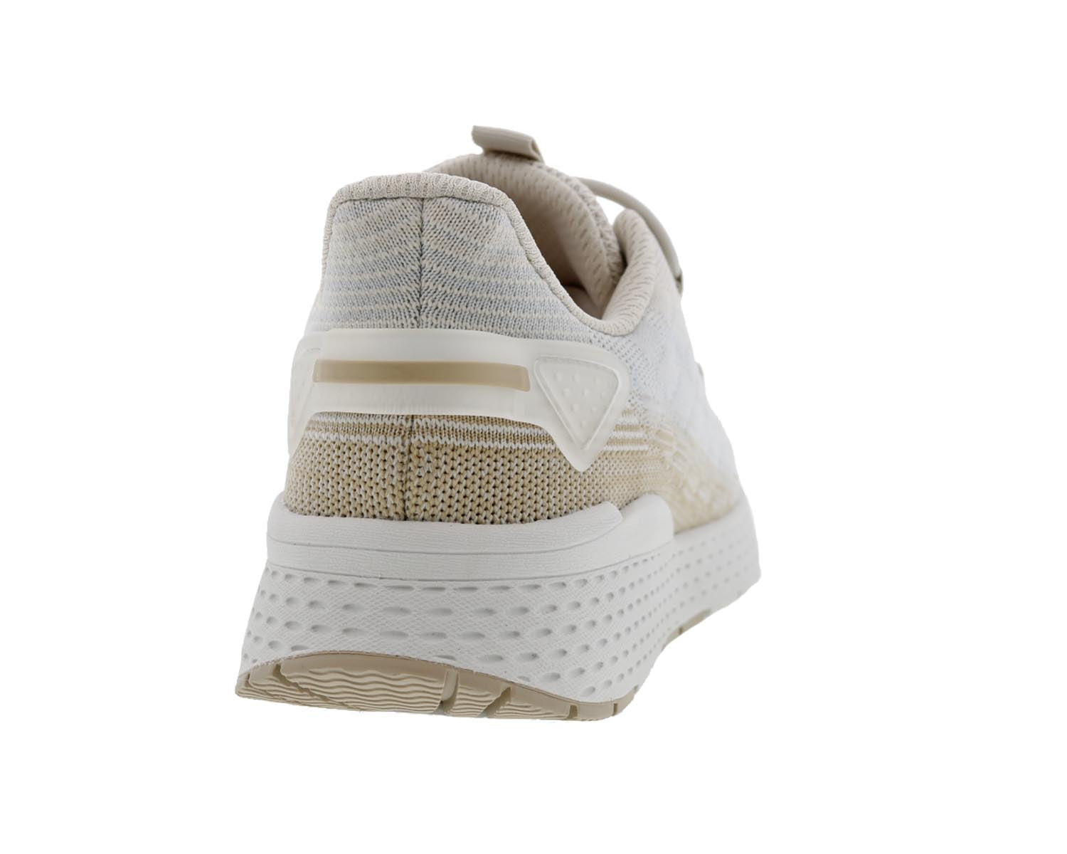 Drew Bestie Women's Walking Shoe - Taupe Mesh Combo - Back View