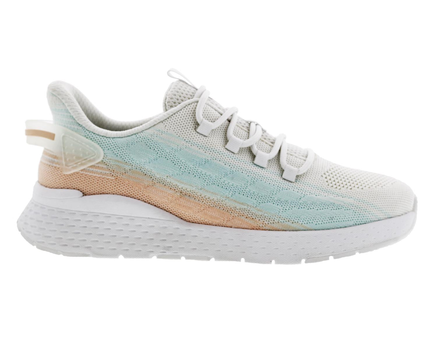 Drew Bestie Women's Walking Shoe - White Mesh Combo - Outside View
