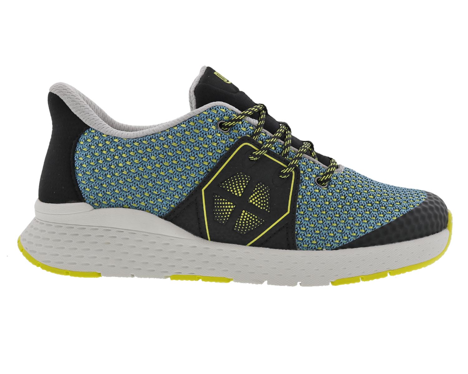 Drew Blondie Women's Athletic Shoes - Teal Mesh Combo - Outside View
