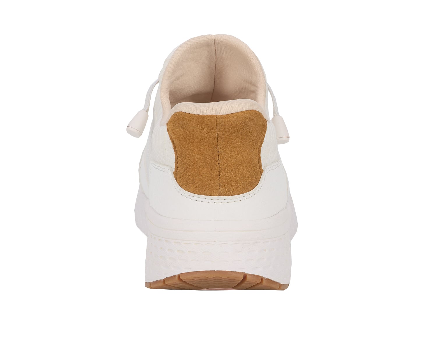 Drew Bobbie - White Suede Combo - Back View