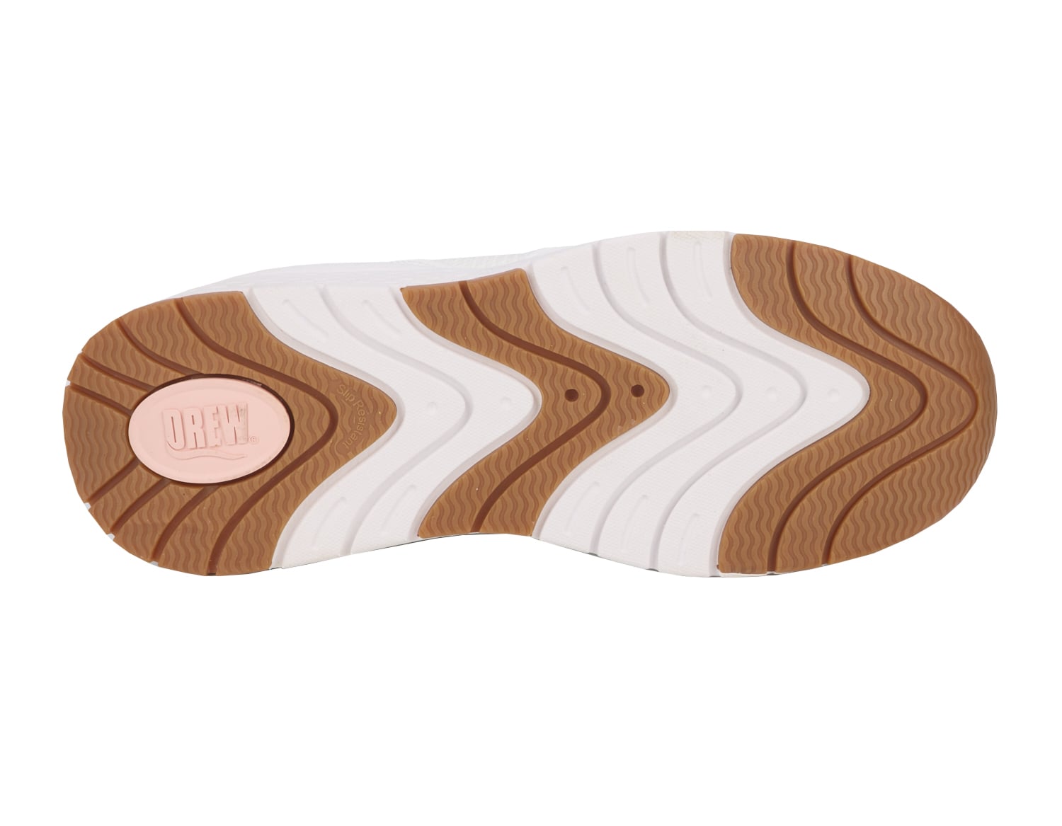 Drew Bobbie - White Suede Combo - Top View