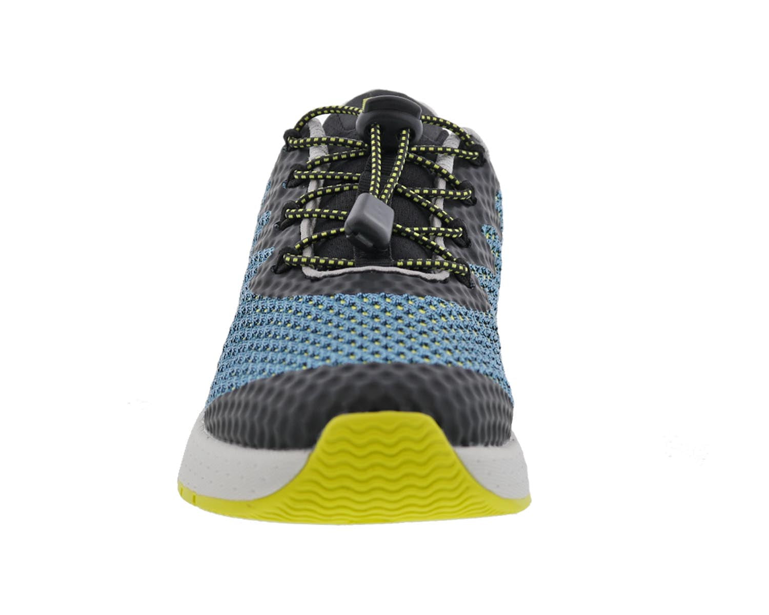 Drew Bravo Women's Comfort Sneakers - Teal Mesh Combo - Front View