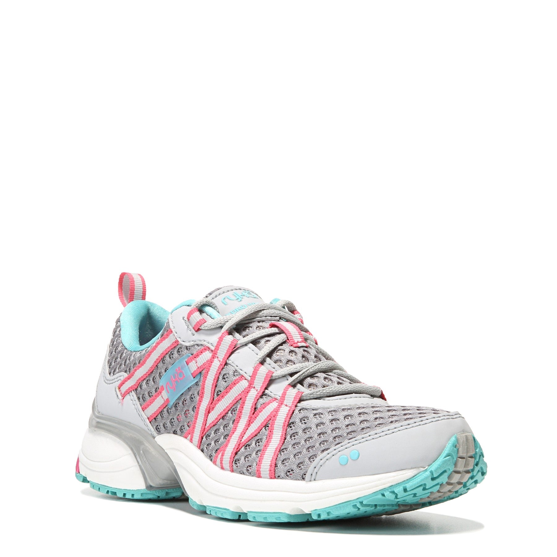 Ryka Hydro Sport Women's Athletic Training Sneaker - Silver Cloud / Cool Mist Grey - Angle main