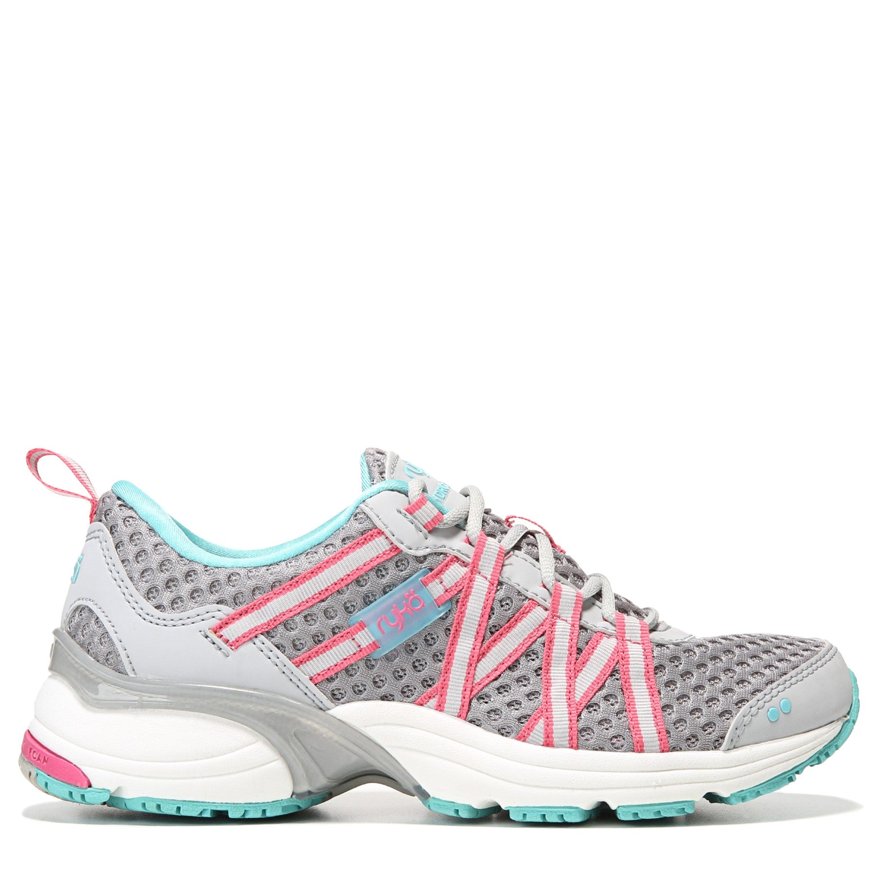 Ryka Hydro Sport Women's Athletic Training Sneaker - Silver Cloud / Cool Mist Grey - Right side
