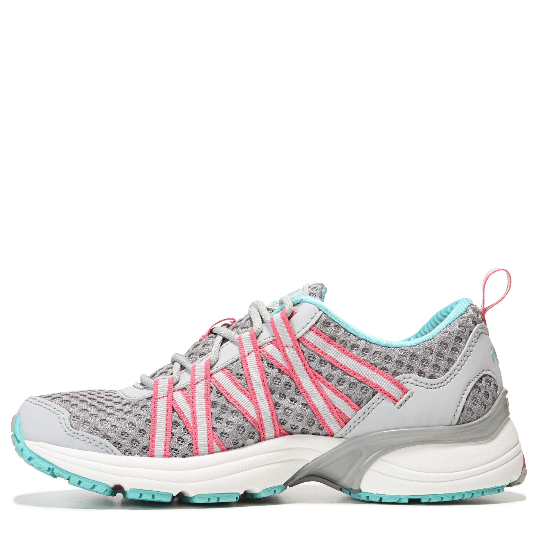 Ryka Hydro Sport Women's Athletic Training Sneaker - Silver Cloud / Cool Mist Grey - Left Side