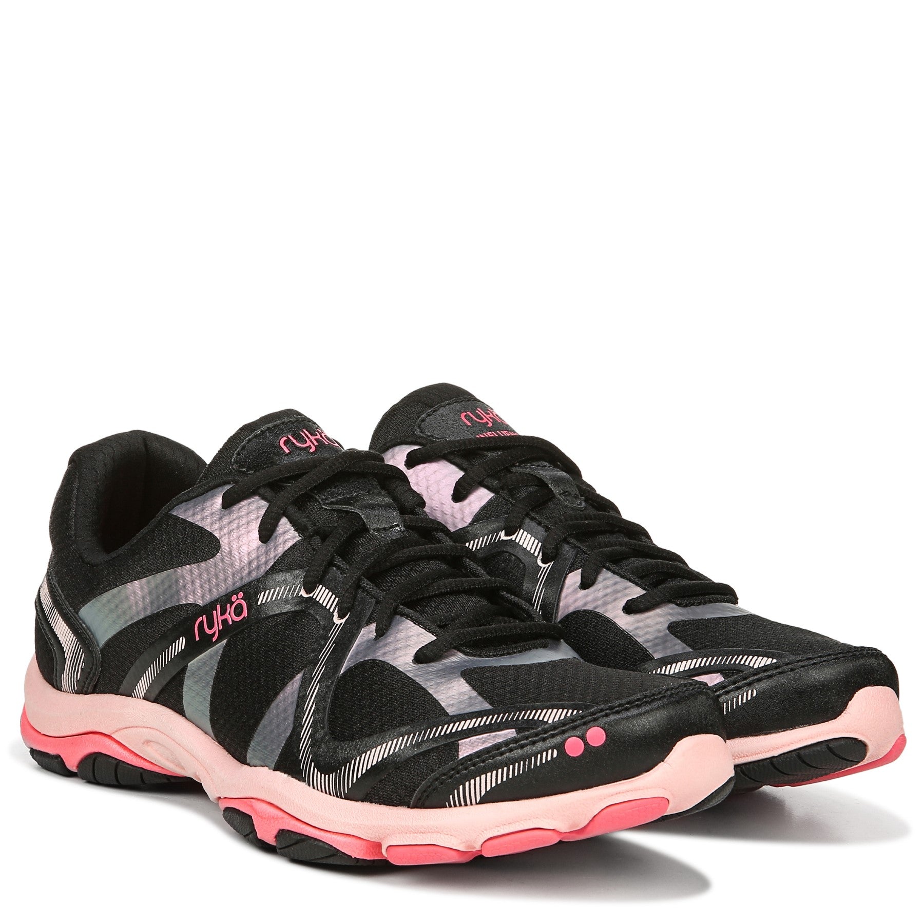 Ryka Influence Women's Athletic Training Sneaker - Black Multi - Pair