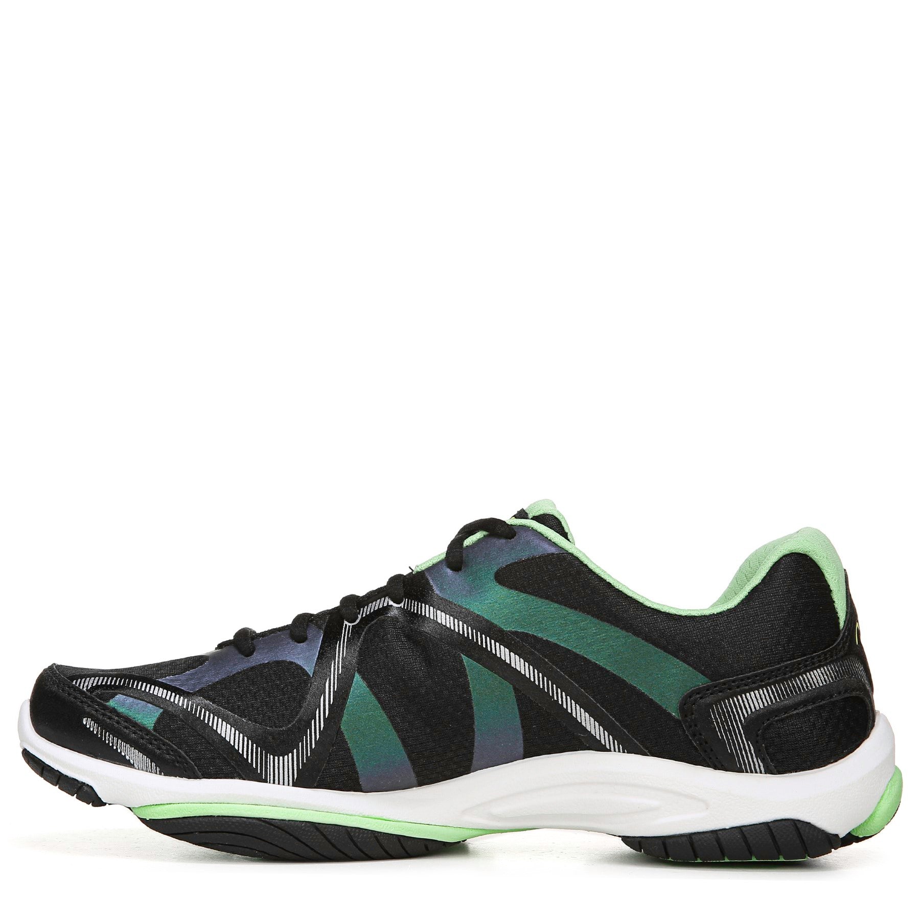 Ryka Influence Women's Athletic Training Sneaker - Black - Left Side