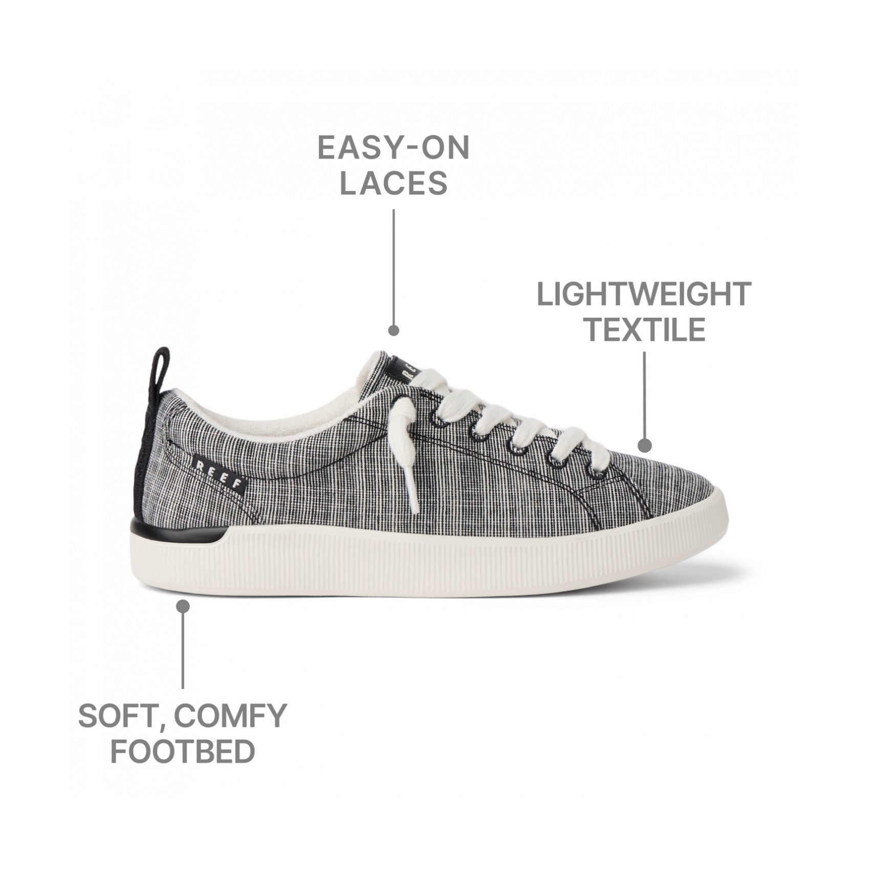 Reef Neptune Alana view 9 - Black Textile