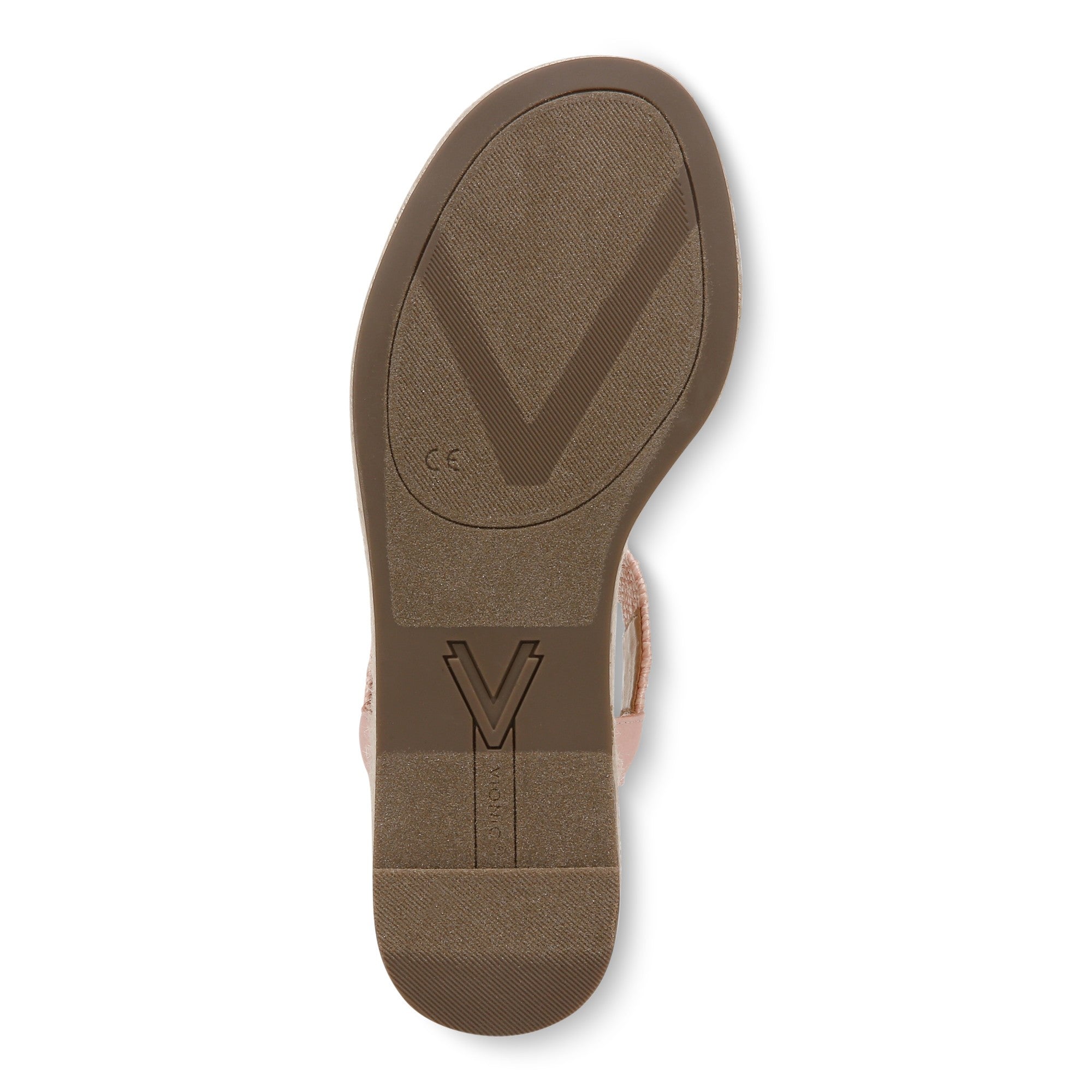 Vionic Calera Women's Espadrille Comfort Wedge Sandal - Light Pink - Bottom