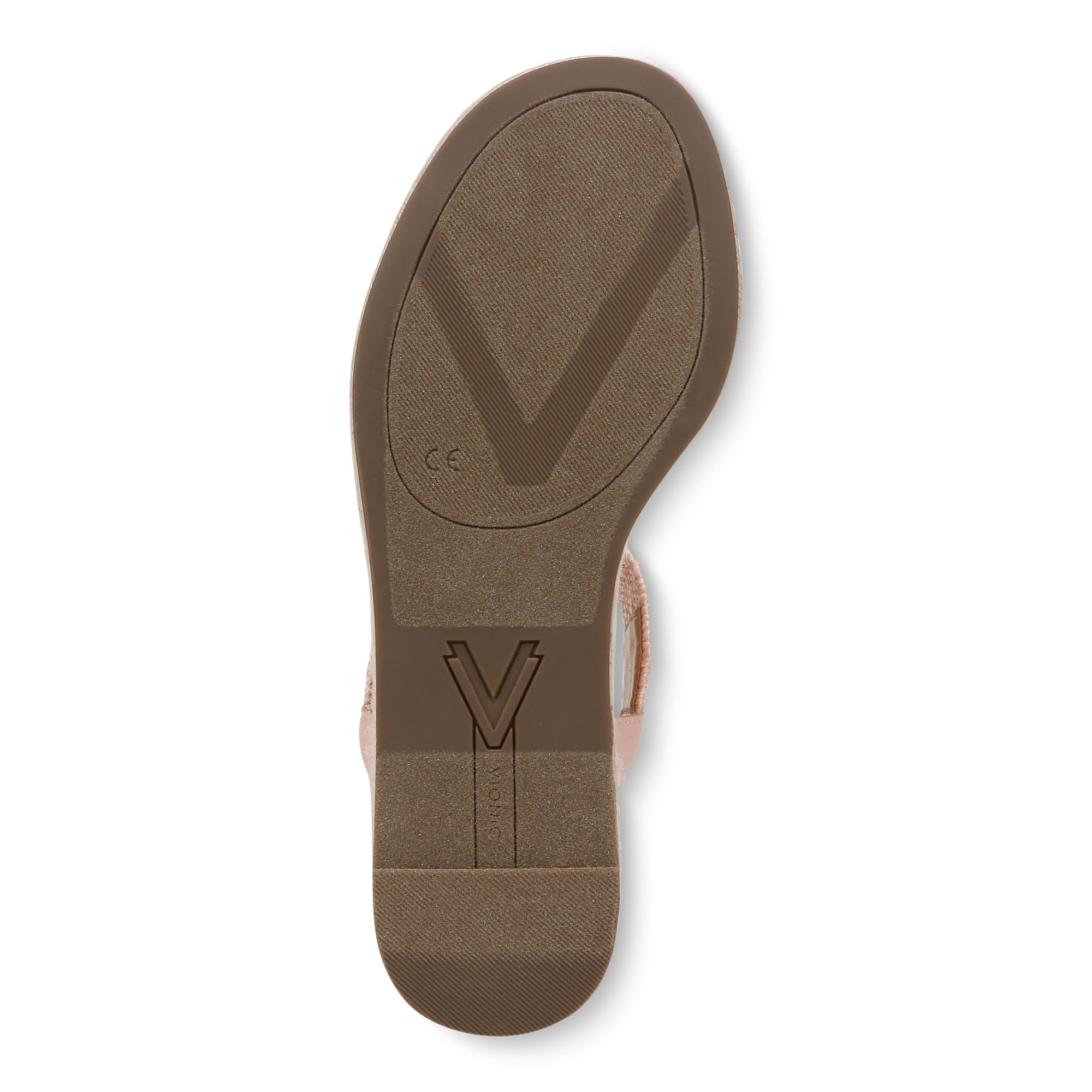 Vionic Calera Women's Espadrille Comfort Wedge Sandal - Light Pink - Bottom