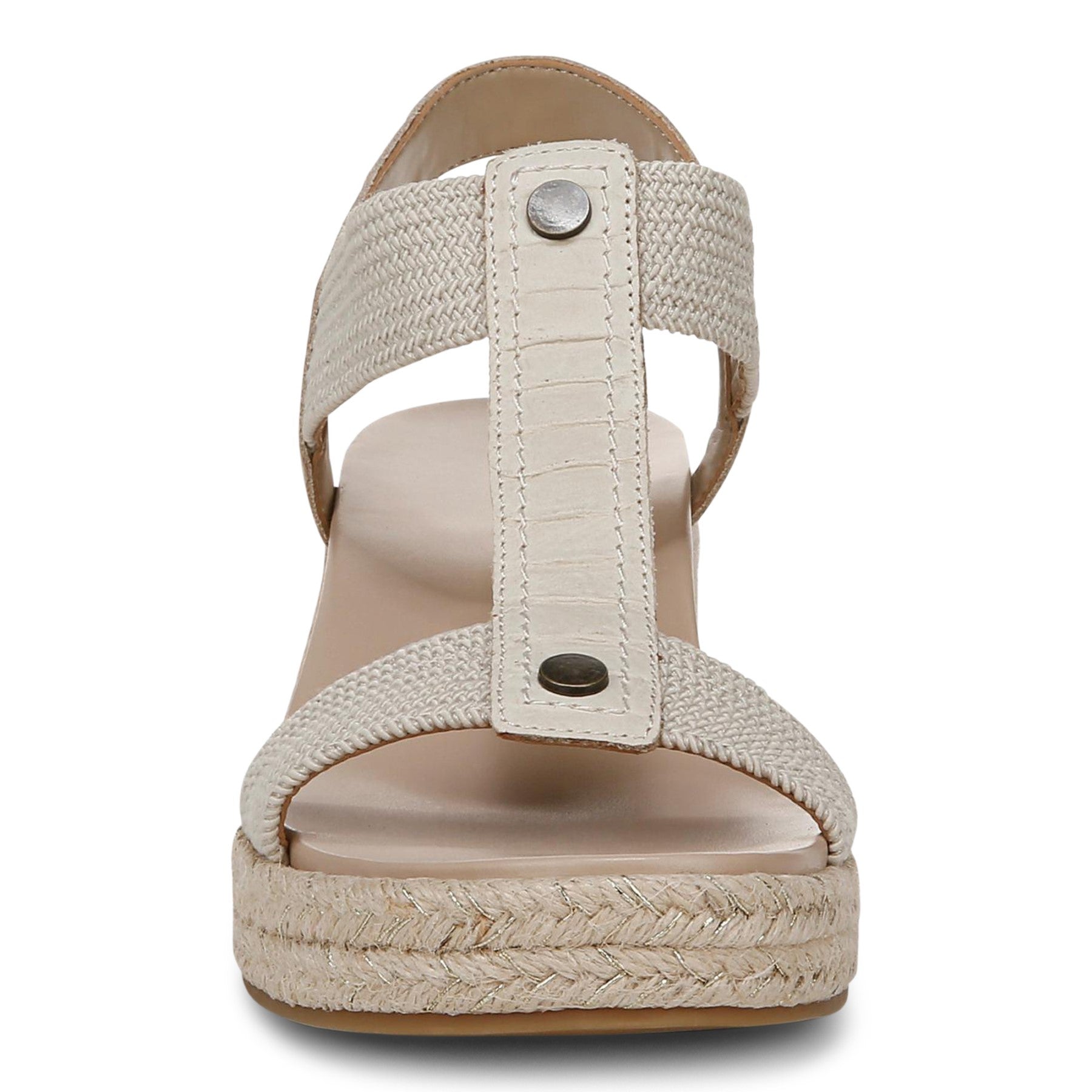 Vionic Calera Women's Espadrille Comfort Wedge Sandal - Cream - Unknown View