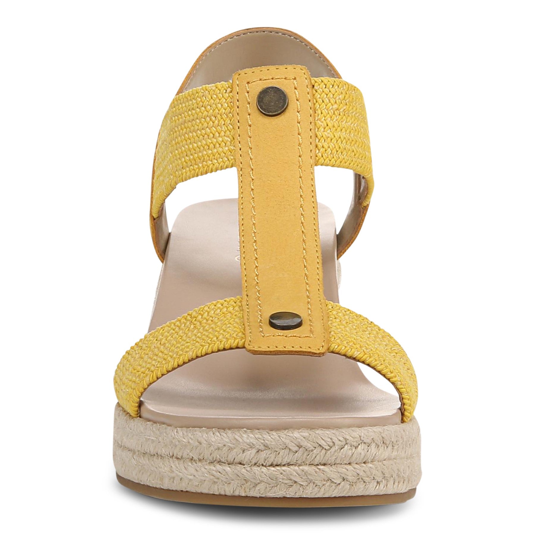 Vionic Calera Women's Espadrille Comfort Wedge Sandal - Butter Yellow - Unknown View