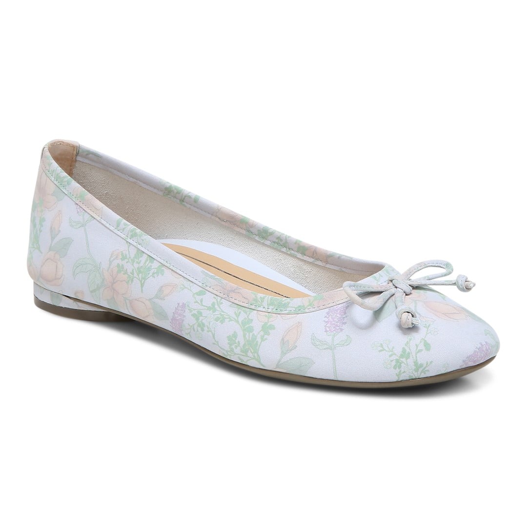 Vionic Callisto Women's Ballet Flats - Arctic Ice Botanical - Angle main