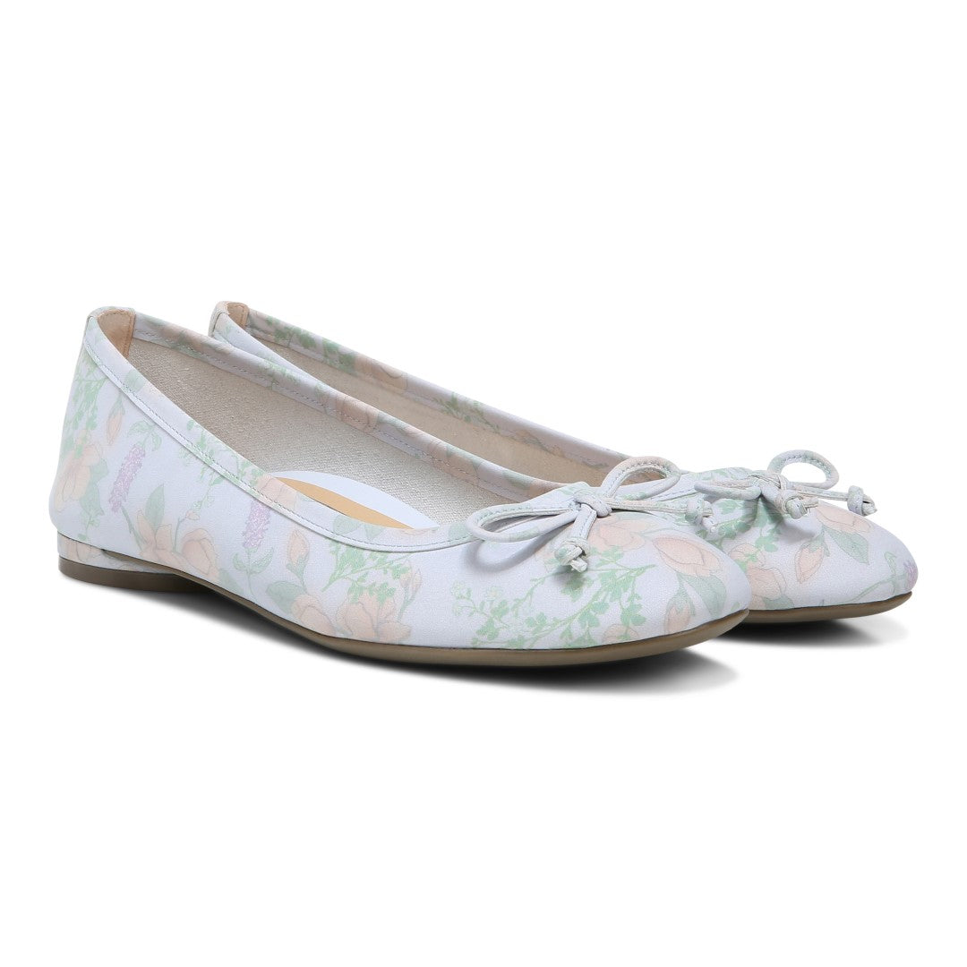 Vionic Callisto Women's Ballet Flats - Arctic Ice Botanical - Pair