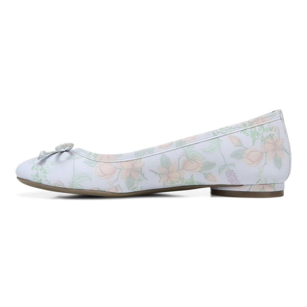 Vionic Callisto Women's Ballet Flats - Arctic Ice Botanical - Left Side