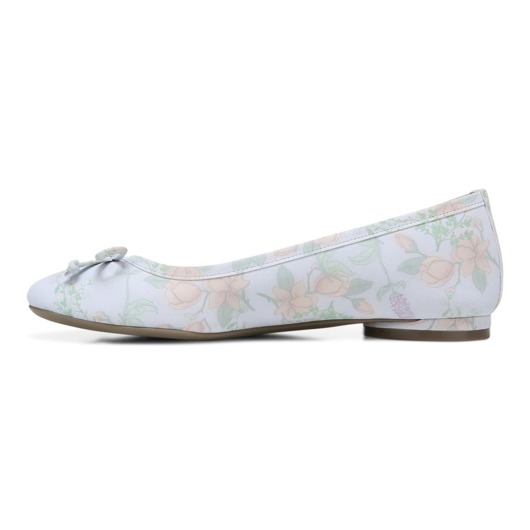 Vionic Callisto Women's Ballet Flats - Arctic Ice Botanical - Left Side