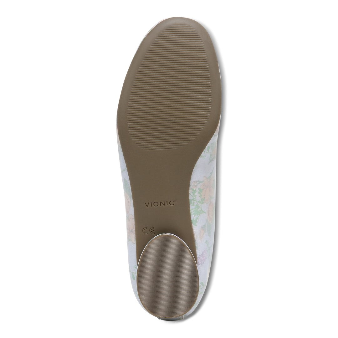 Vionic Callisto Women's Ballet Flats - Arctic Ice Botanical - Bottom