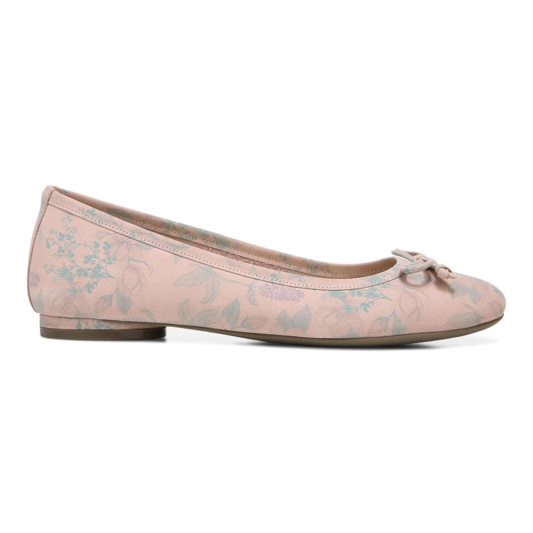 Vionic Callisto Women's Ballet Flats - Peach Botanical - Right side
