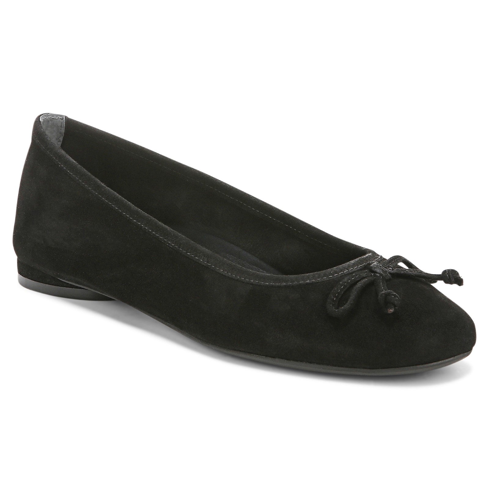 Vionic Callisto Women's Ballet Flats in Black/Suede