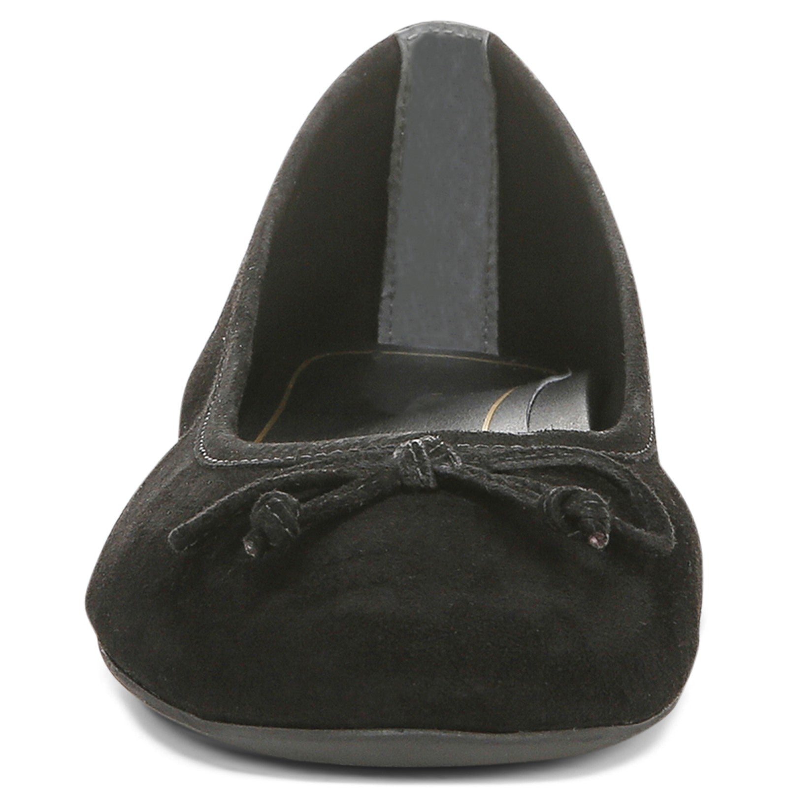 Vionic Callisto Women's Ballet Flats - Black/Suede Front