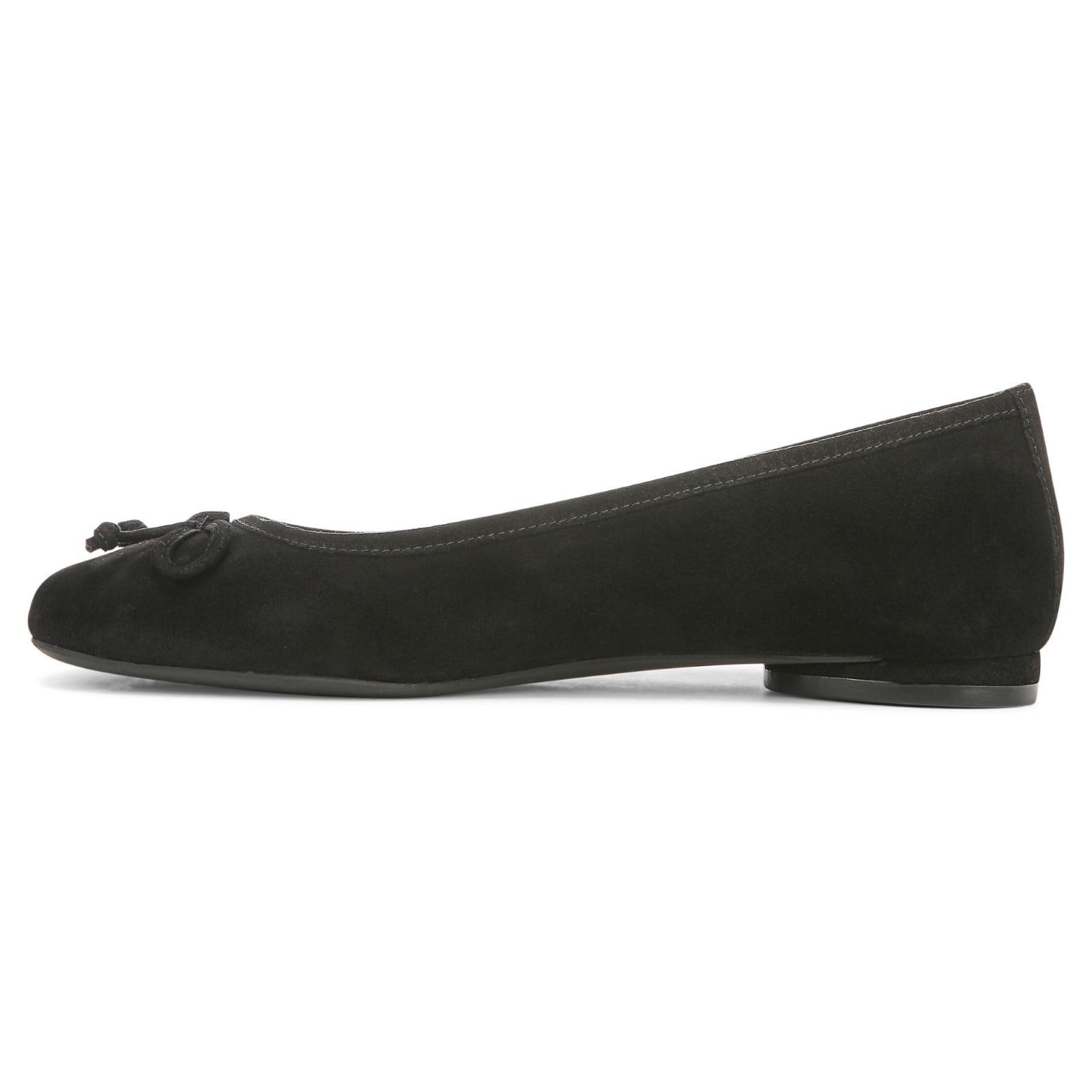 Vionic Callisto Women's Ballet Flats - Black/Suede Left Side