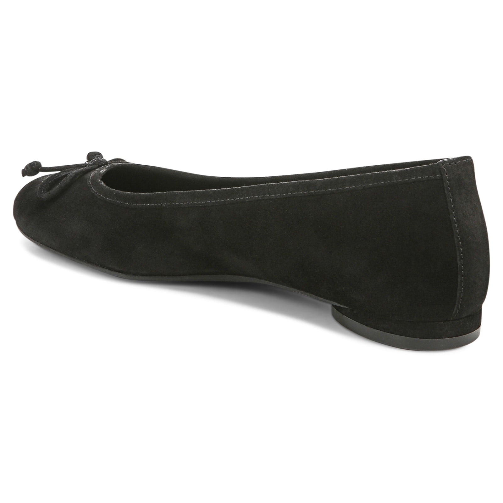 Vionic Callisto Women's Ballet Flats - Black/Suede Back angle