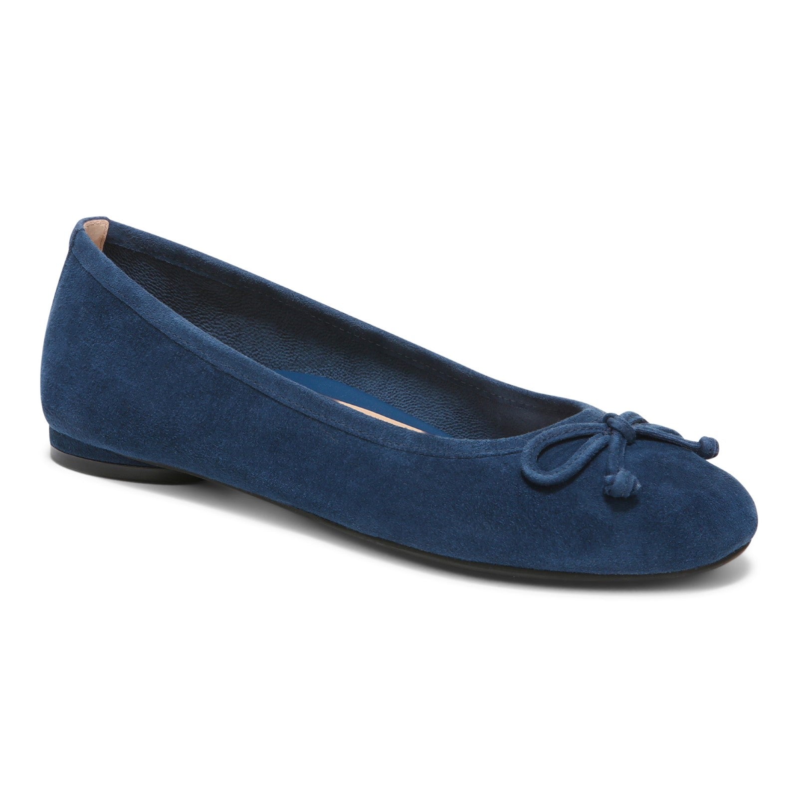 Vionic Callisto Women's Ballet Flats - Dark Blue - Angle main