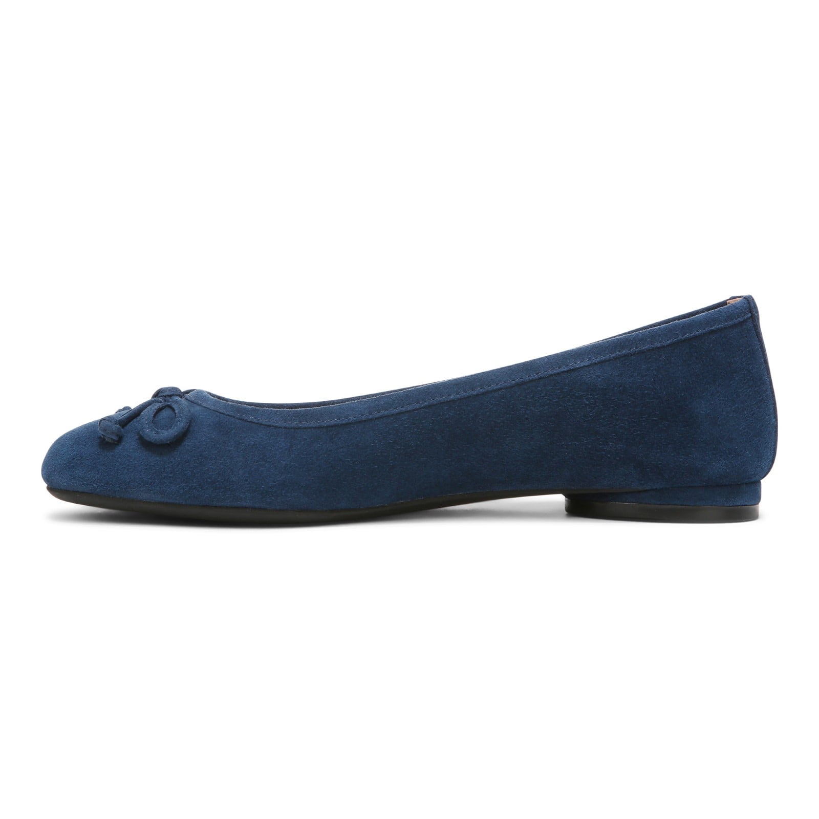Vionic Callisto Women's Ballet Flats - Dark Blue - Left Side