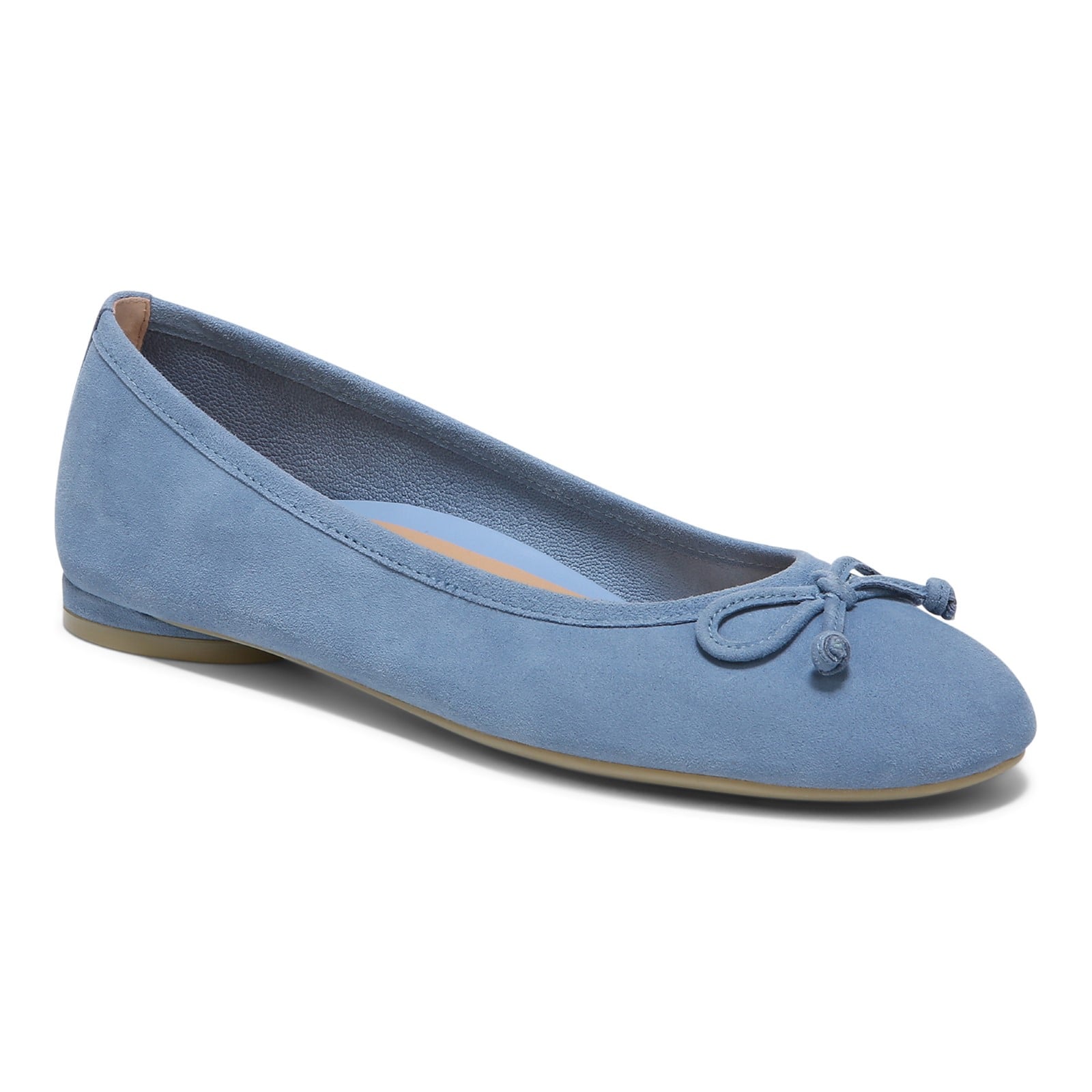 Vionic Callisto Women's Ballet Flats - Blue Shadow - Angle main