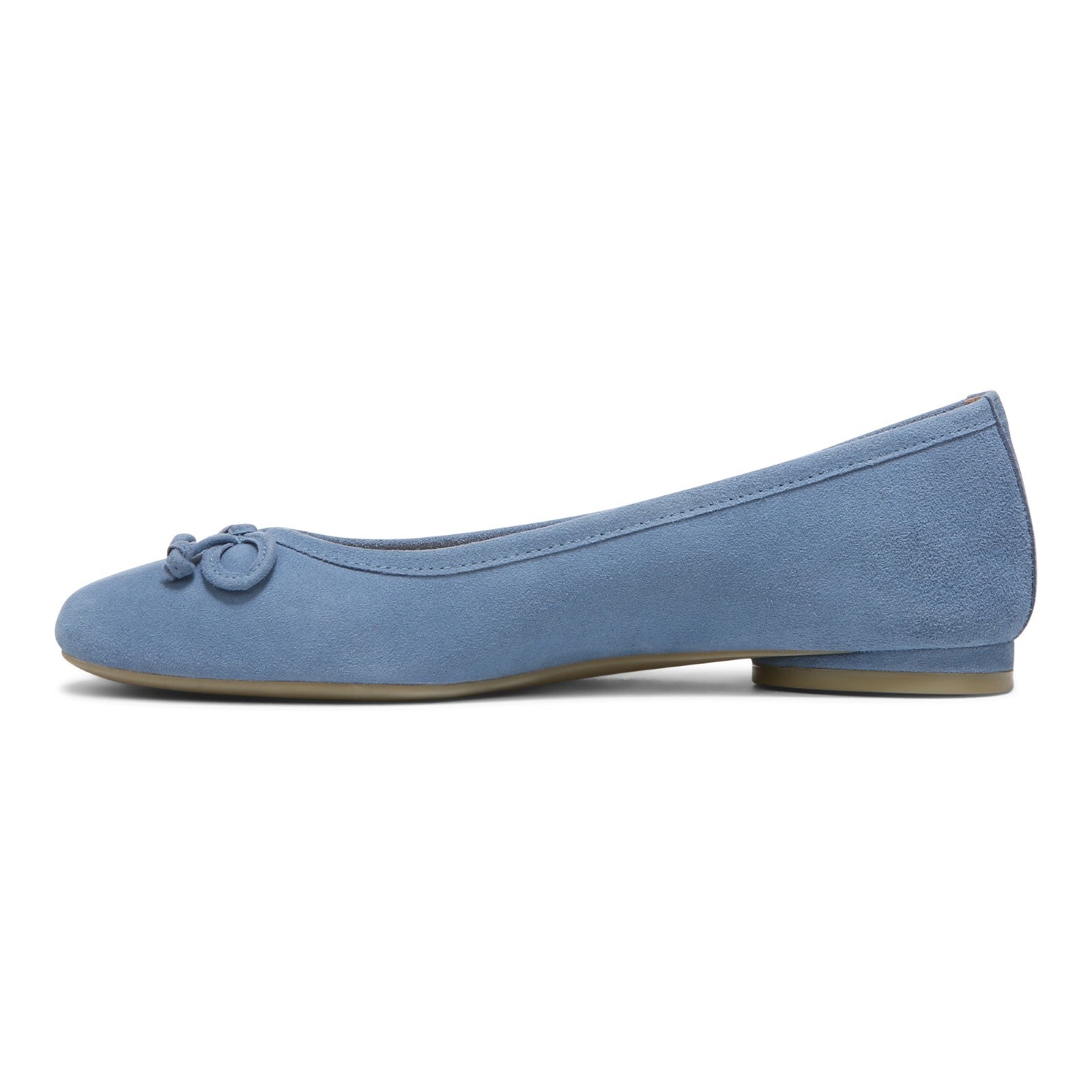 Vionic Callisto Women's Ballet Flats - Blue Shadow - Left Side
