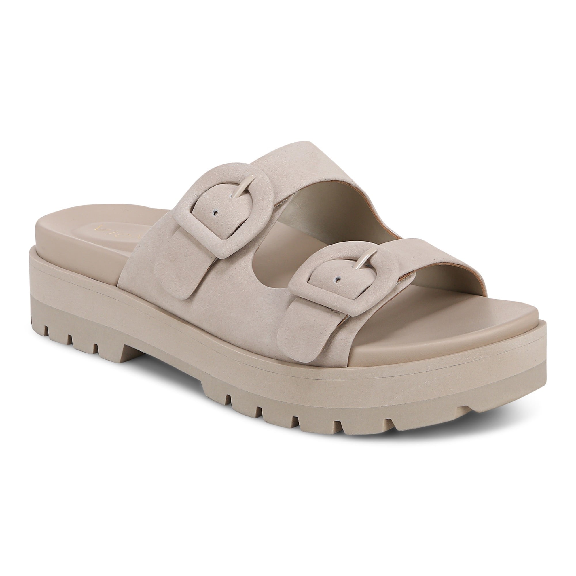 Vionic Capitola Women's Orthotic Comfort Sandal in Oatmeal Beige