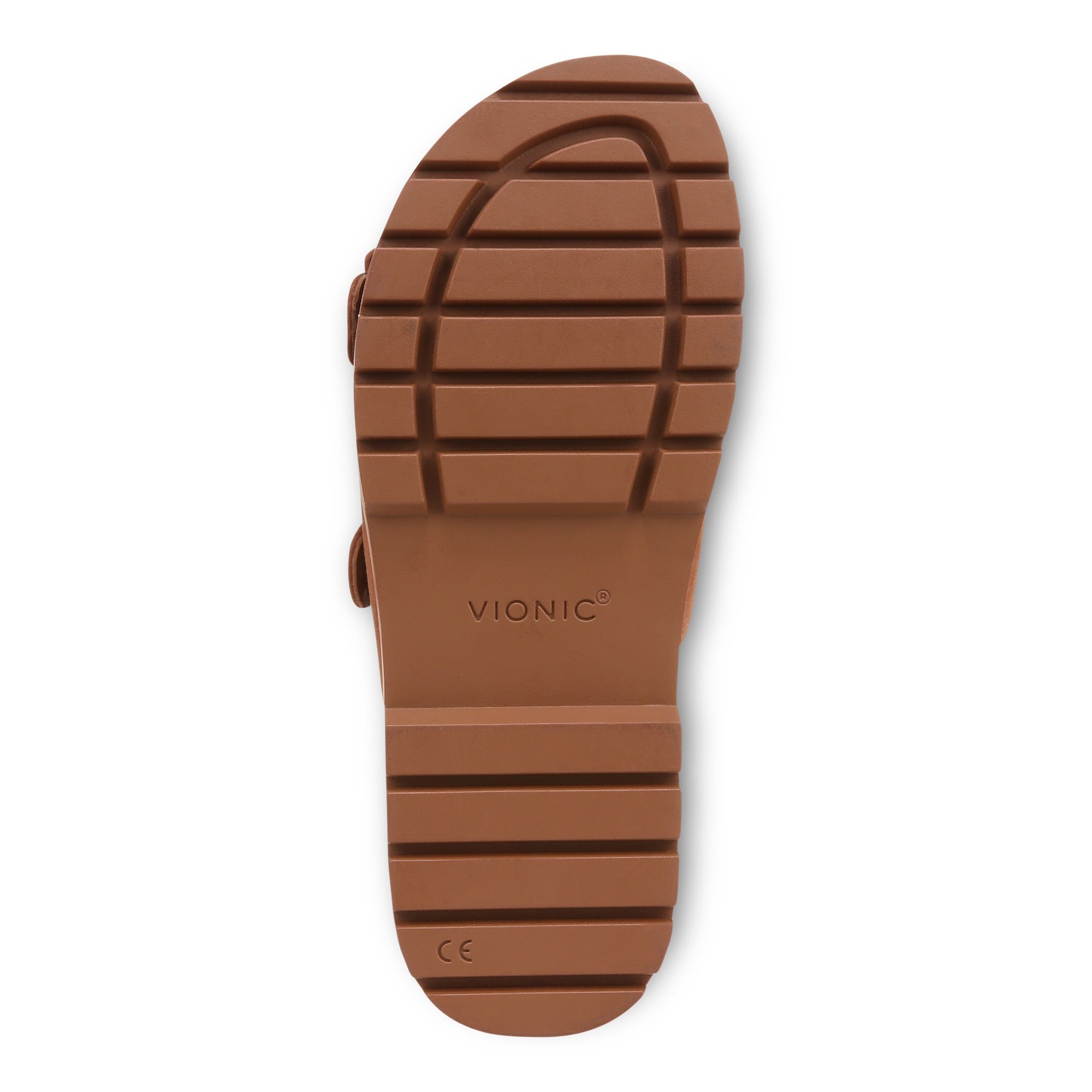 Vionic Capitola Women's Orthotic Comfort Sandal - Argan Oil Brown - Bottom
