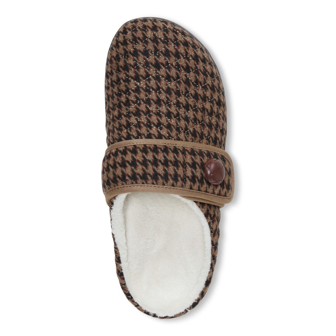 Vionic Carlin Women's Supportive Slippers - Toffee Hdth - Top