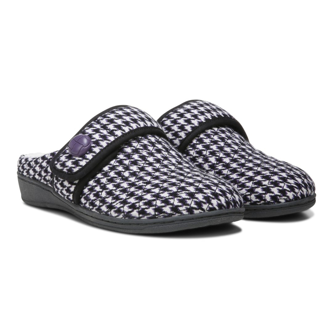 Vionic Carlin Women's Supportive Slippers - Cream Multi Hdth - Pair